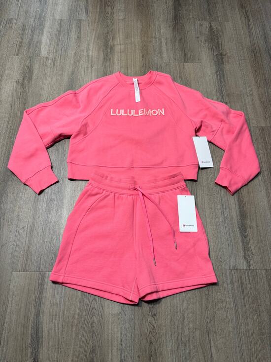 Lululemon Tops - Lululemon Women's Scuba Oversized Pullover/Scuba High Rise Shorts Matching Set
